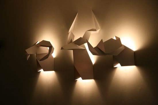 Veronica Posada origami-wall-lamp