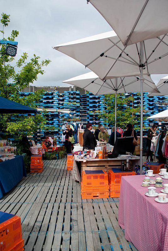terraza de palés